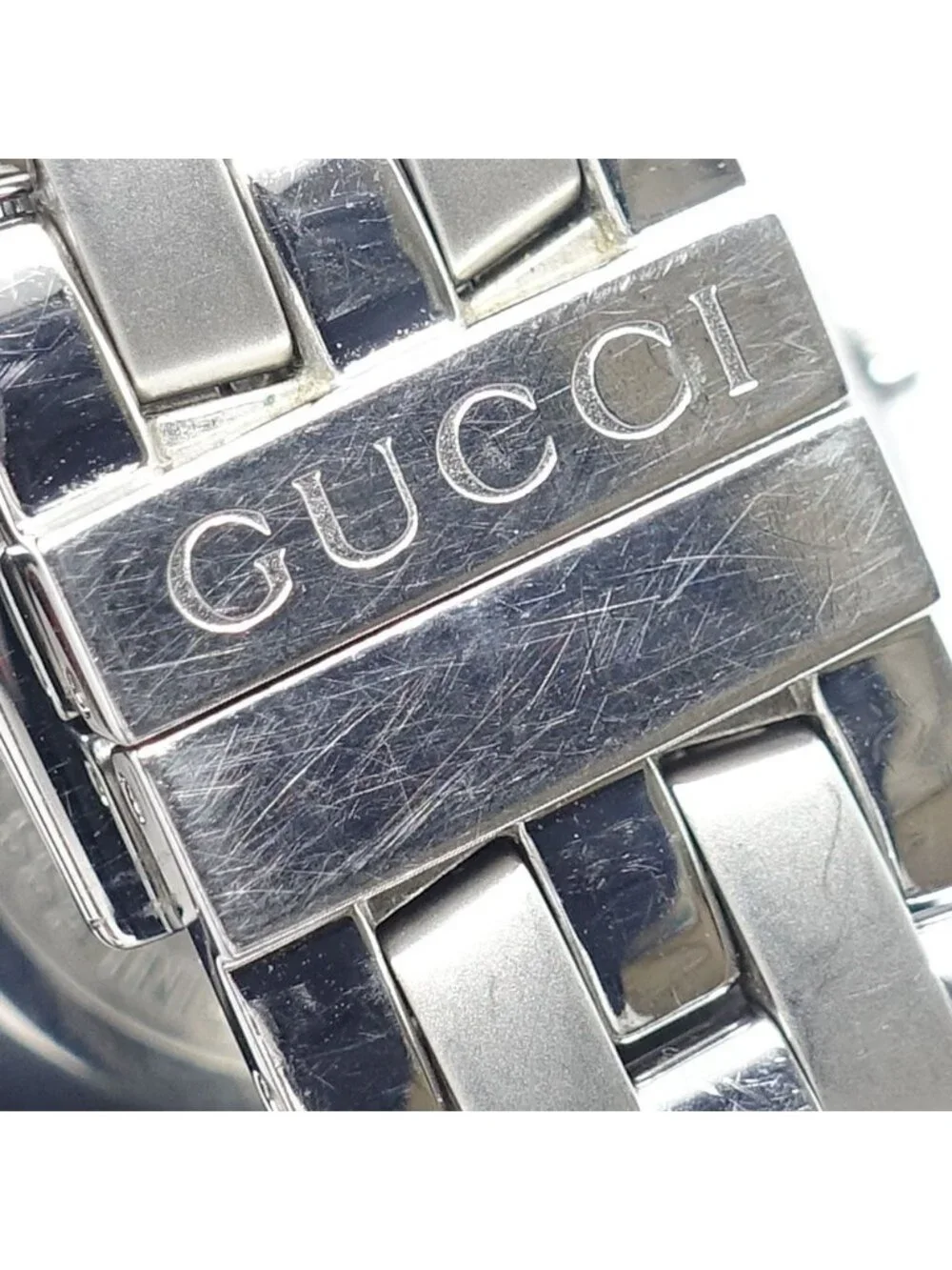 Gucci Watch Sherry Line Gray Dial 35 Quartz SS Stainless Steel